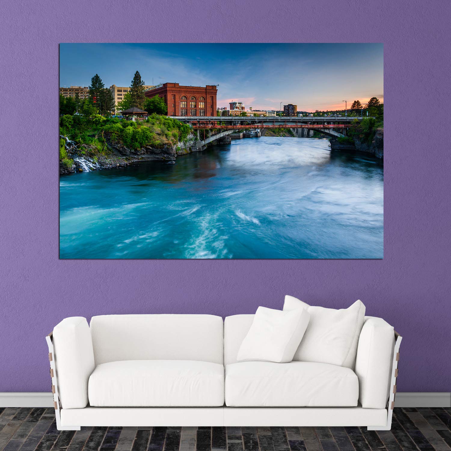 inep-b083y5kjpr-river-city-bridge-bonanza_-unframed-wall-art-hanging-above-a-modern-sofa,-depicting-a-serene-bridge-over-a-calm-river..jpeg